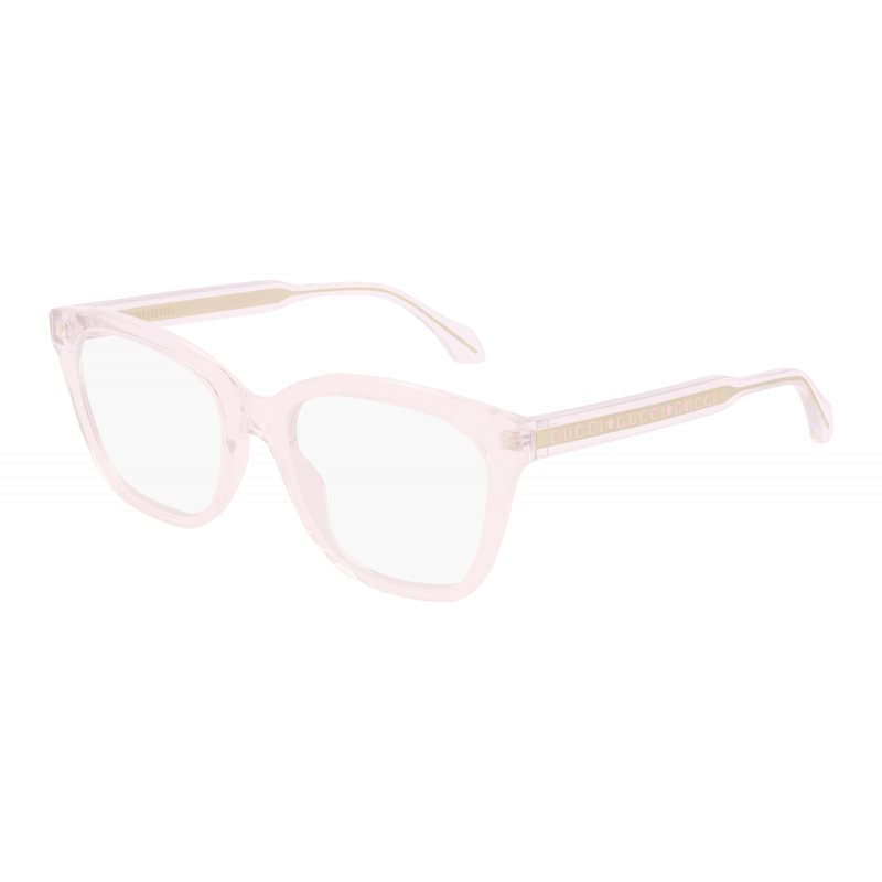 Eyeglasses Gucci GG 0566 ON- 004 Pink / Transparent 52mm
