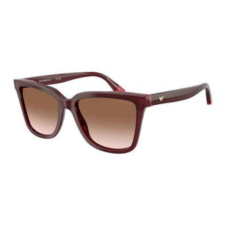 Sunglasses Emporio Armani EA 4261 632013 Shiny Opal Bordeaux/Pink / Brown Gradient Polyamide Standard 55mm