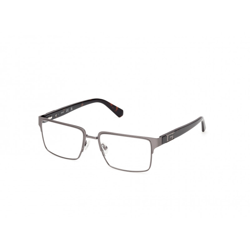 Eyeglasses Guess GU 50370 007 Matte Dark Ruthenium / Havana 54mm