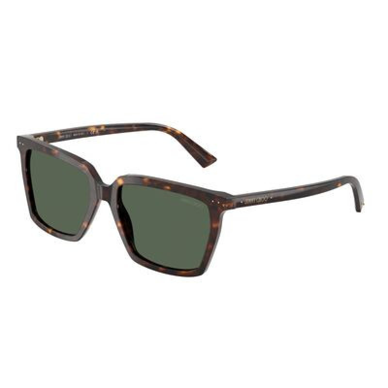 Sunglasses Jimmy Choo JC 5051 500271 Havana / Dark Green Polyamide Standard 55mm