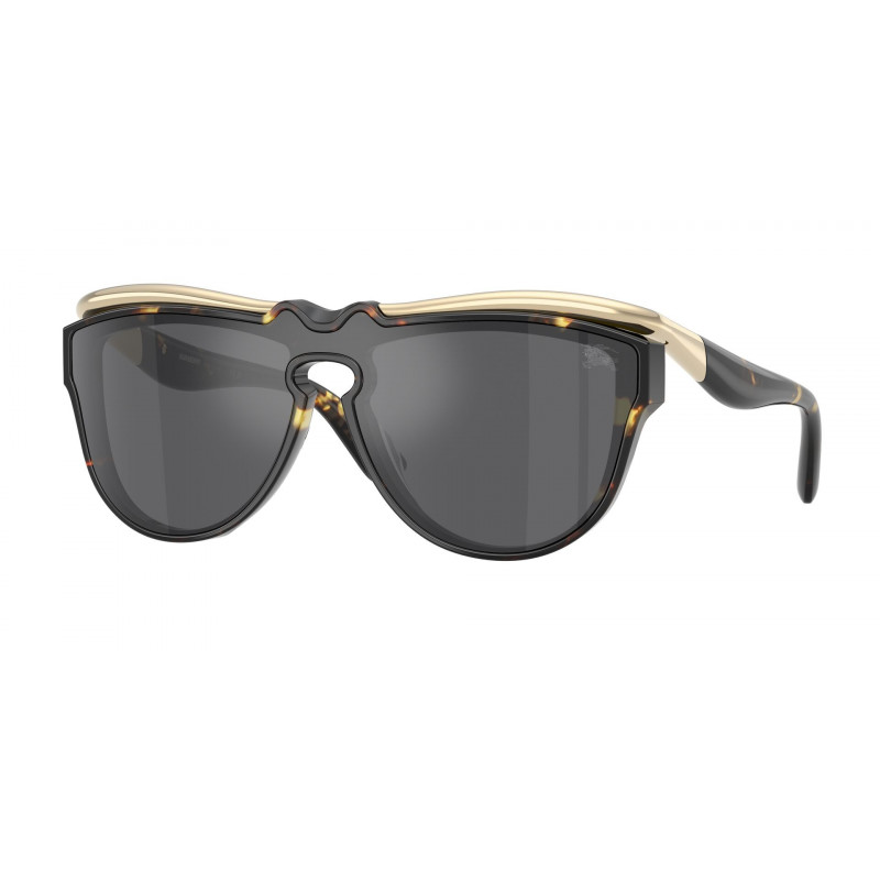 Sunglasses Burberry BE 3162 U 13546G Yellow Havana / Grey Mirror Silver Polyamide Standard 39mm