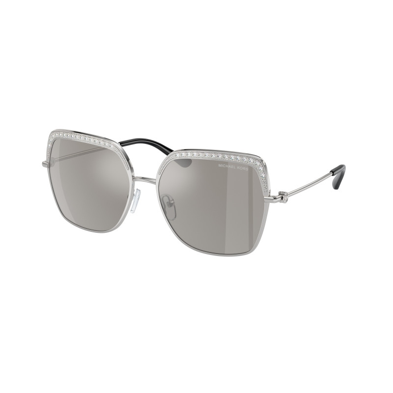Sunglasses Michael Kors MK 1141 18936G Greenpoint Silver / Crystal In
