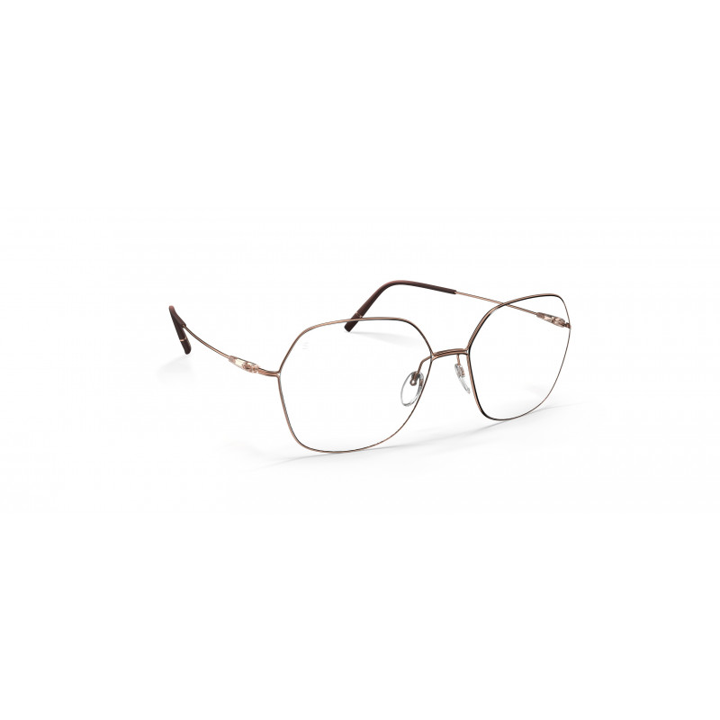 Eyeglasses Silhouette Dynamics Colorwave 4549 3530 Glossy Rosegold 53mm