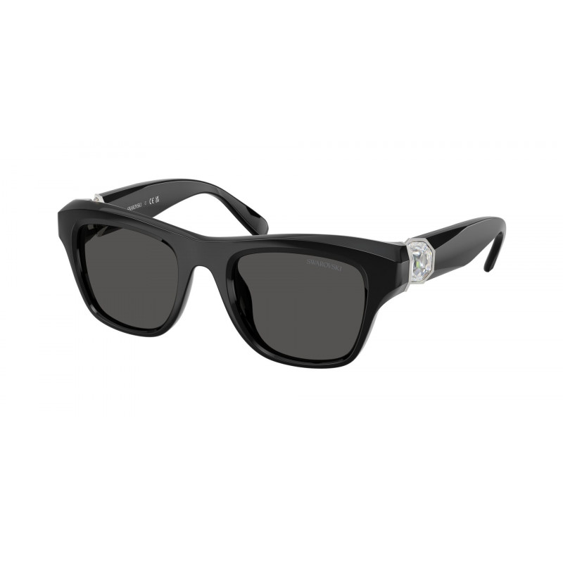Sunglasses Swarovski SK 6056 U 103887 Black / Dark Grey Polyamide Standard 50mm