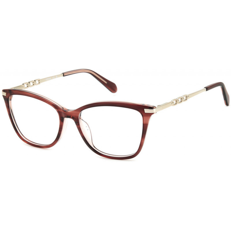 Eyeglasses Fossil FOS 7177 /G K4G Burgundy Horn 52mm