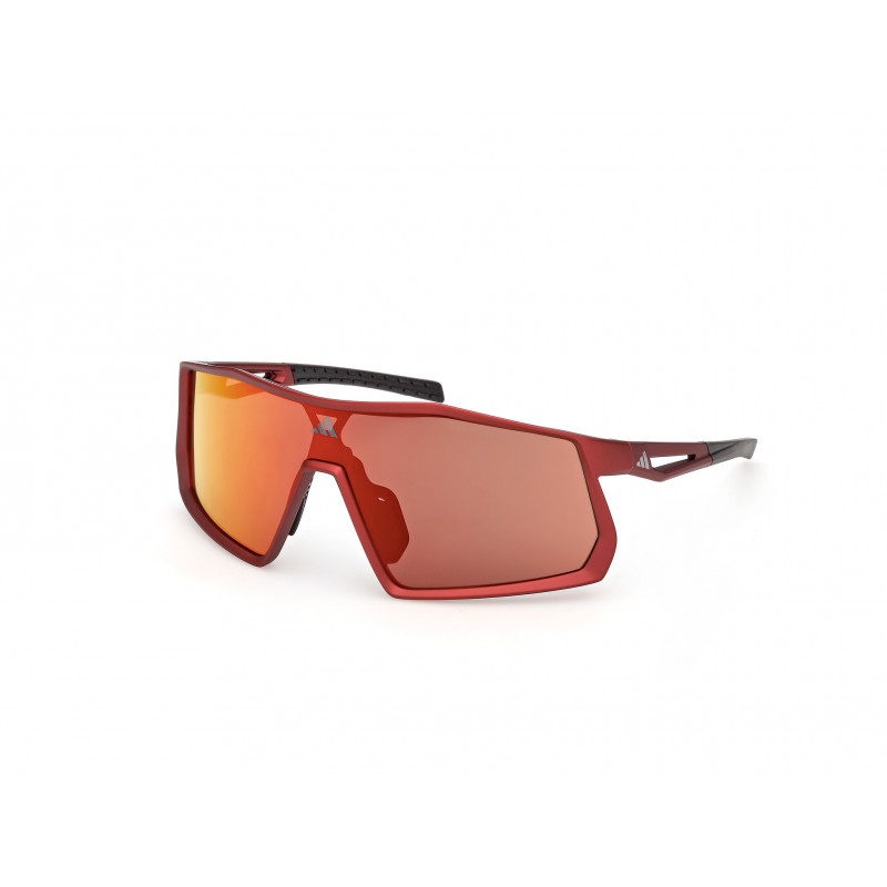 Sunglasses Adidas Sport SP 0123 67L Matte Dark Red / Red/Monocolor