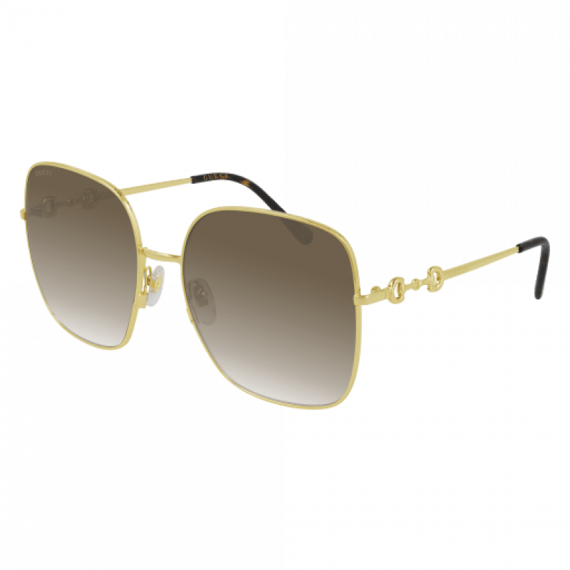 Sunglasses Gucci GG 0879 S- 002 Gold / Brown 61mm
