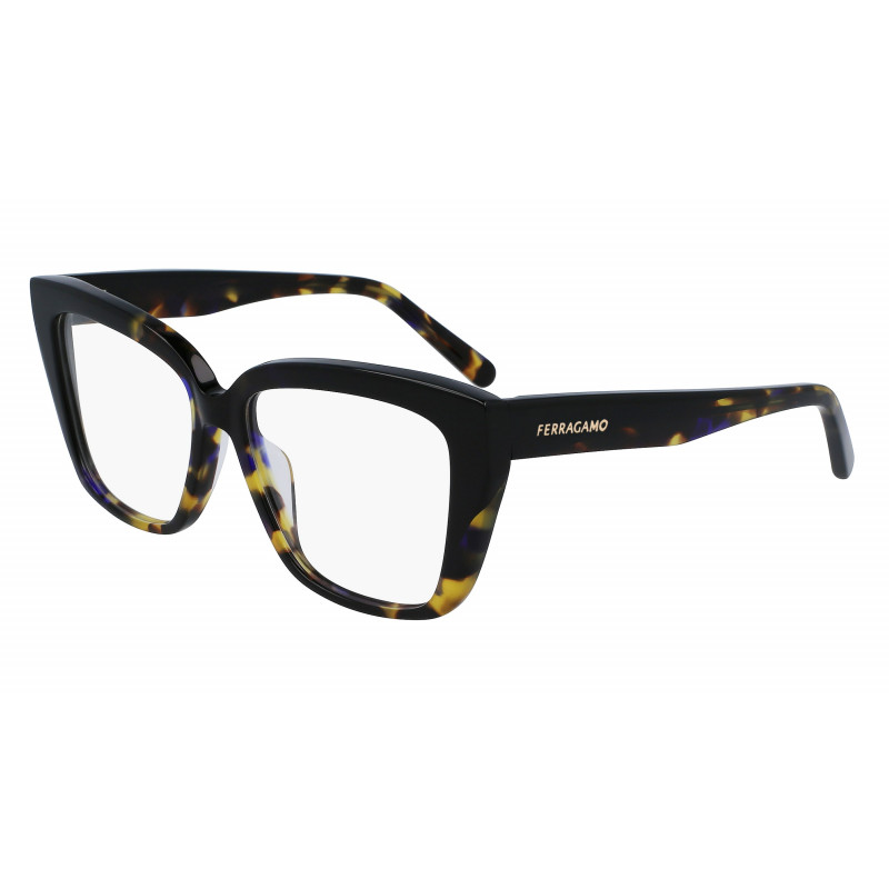 Eyeglasses FERRAGAMO SF 2939 LB 235 Vintage Blue Tortoise/Black 56mm