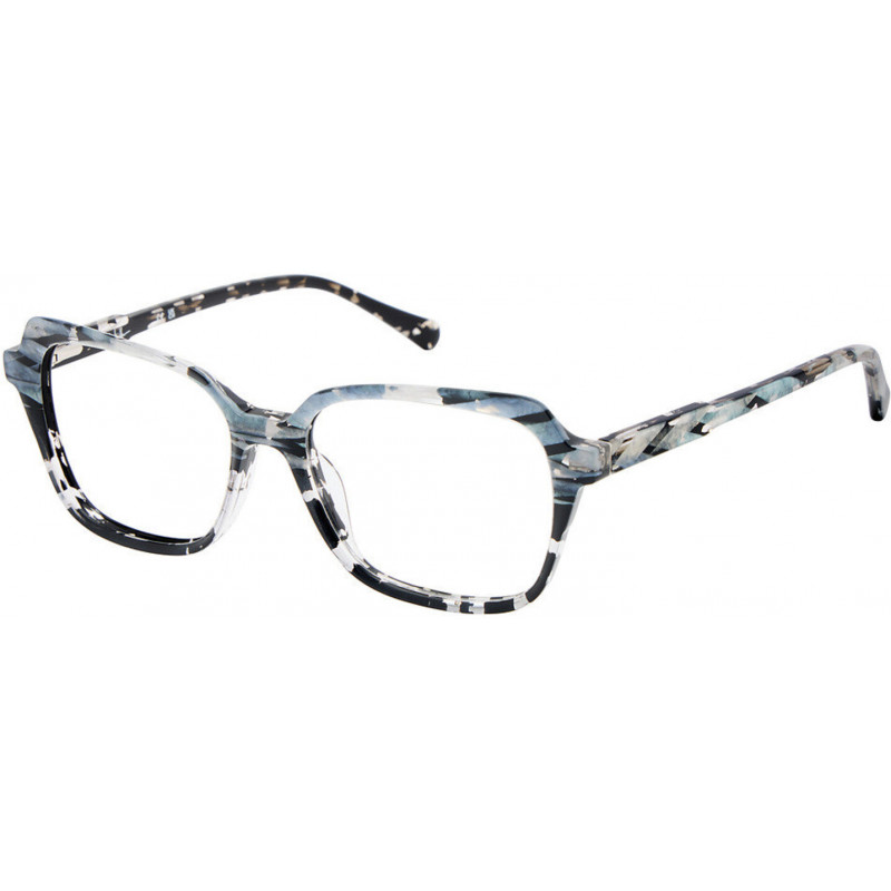 Eyeglasses Nicole Miller TOURELLES C01 Black/White 52mm