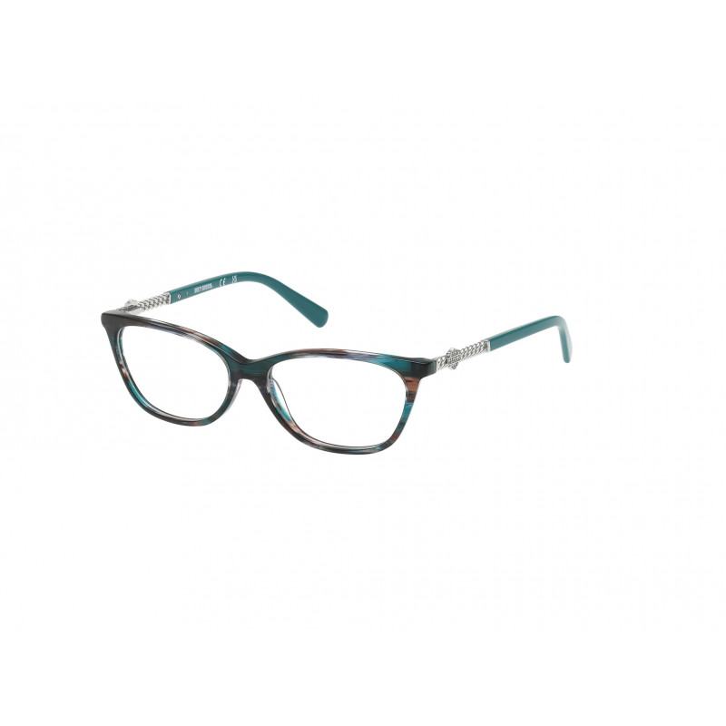 Eyeglasses Harley-Davidson HD 50151 087 Turquoise/Horn / Shiny Light Ruthenium 54mm