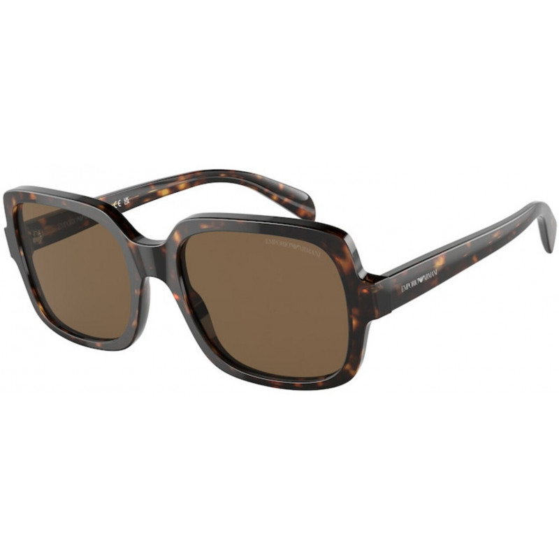 Sunglasses Emporio Armani EA 4195 502673 Shiny Havana Dark Brown