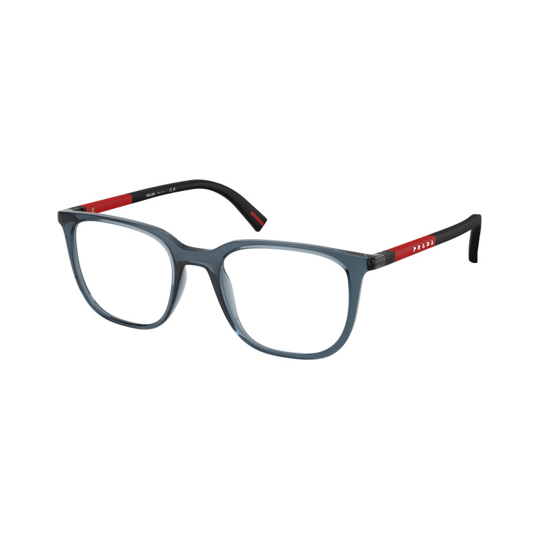 Eyeglasses Prada Linea Rossa PS 04 RV CZH1O1 Transparent Blue Demo Lens 48mm