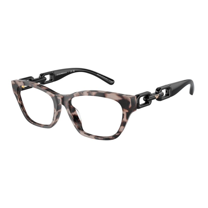 Eyeglasses Emporio Armani EA 3223 U 5410 Shiny Pink Havana 52mm