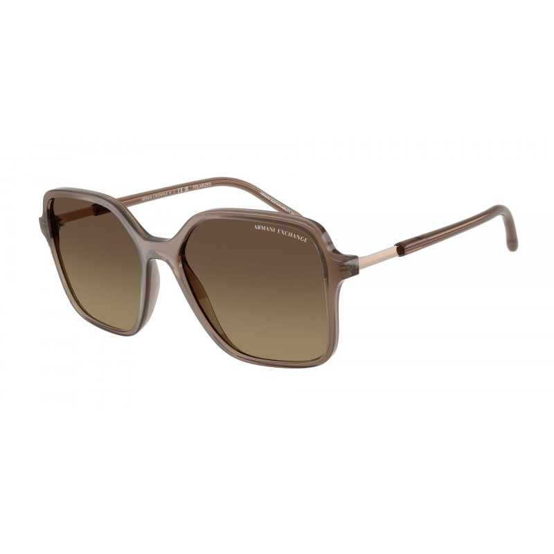 Sunglasses Armani Exchange AX 4163 S 8396T5 Shiny Opal Brown / Yellow Gradient Polar Policarbonate Polarized 53mm