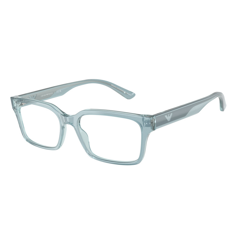 Eyeglasses Emporio Armani EA 3244 6178 Iridescent Light Blue / Demo Lens 53mm