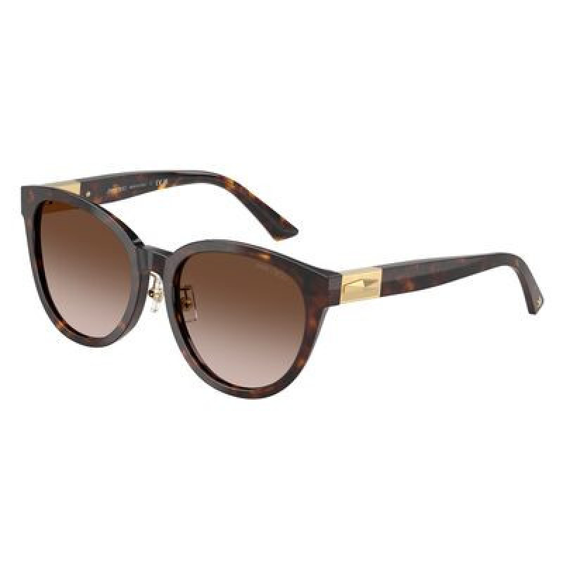 Sunglasses Jimmy Choo JC 5032 D 50028G Havana / Gradient Brown Polyamide Standard 55mm
