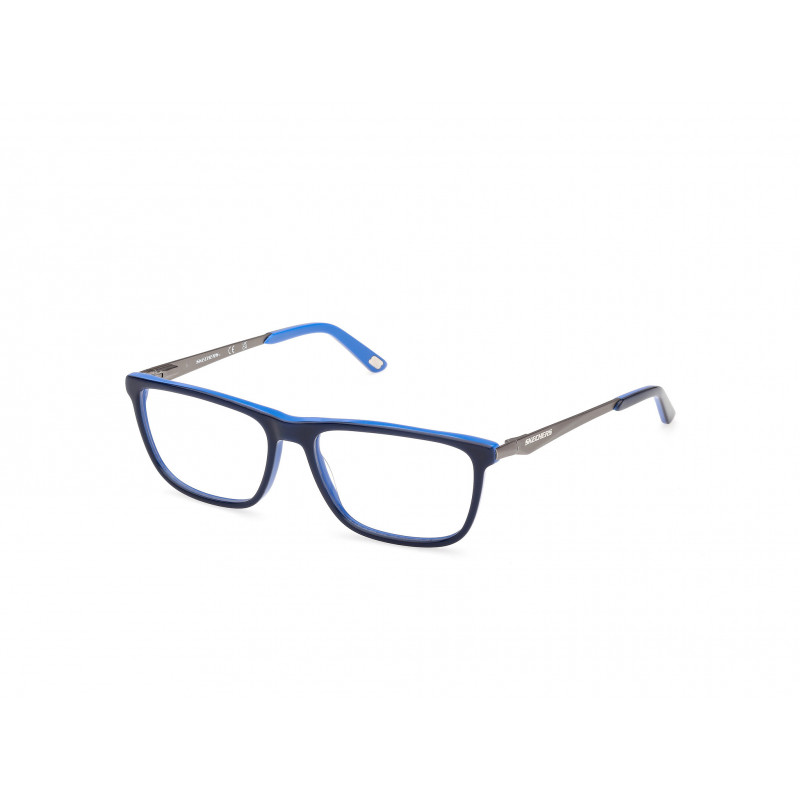 Eyeglasses Skechers SE 50186 092 Shiny Blue / Matte Light Ruthenium 53mm