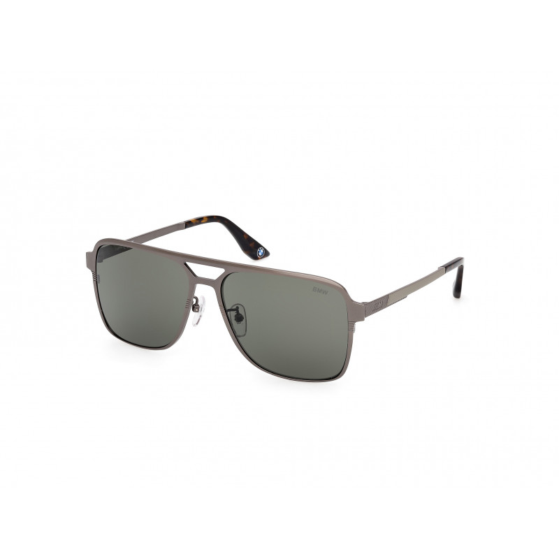 Sunglasses BMW BW 0069 -H 09N Matte Gunmetal / Light Green 59mm