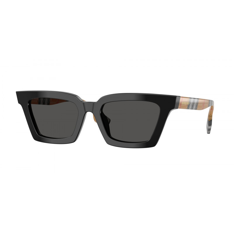 Sunglasses Burberry BE 4392 U 395287 Black / Dark Grey Polyamide Standard 52mm