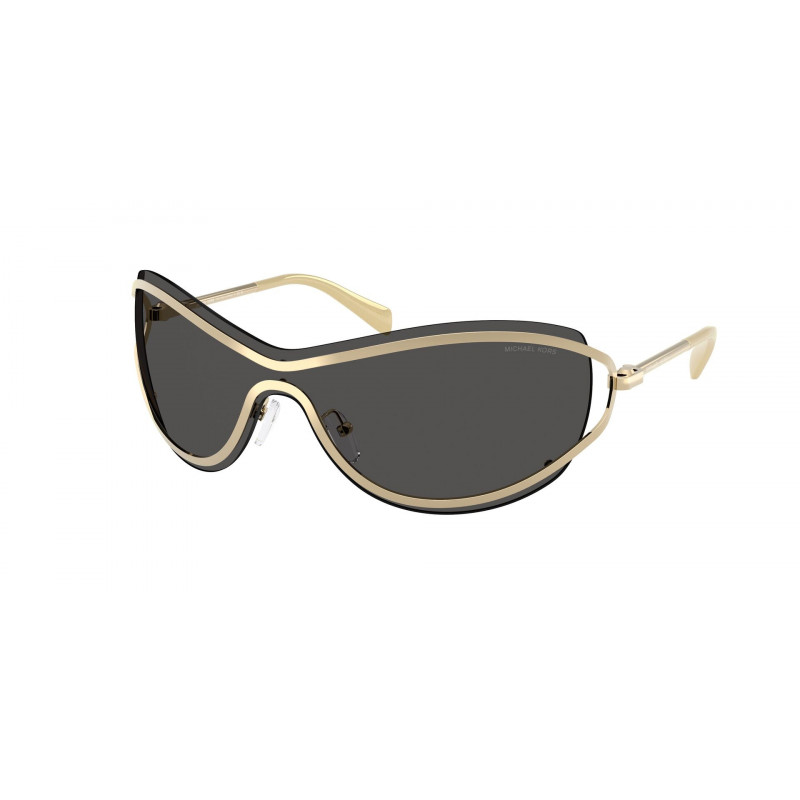 Sunglasses Michael Kors MK 1166 101487 Light Gold Shiny / Dark Grey Solid Polyamide Standard