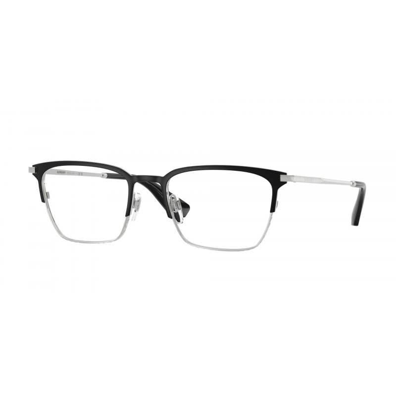 Eyeglasses Burberry BE 1401 1005 Black/Silver Demo Lens 54mm
