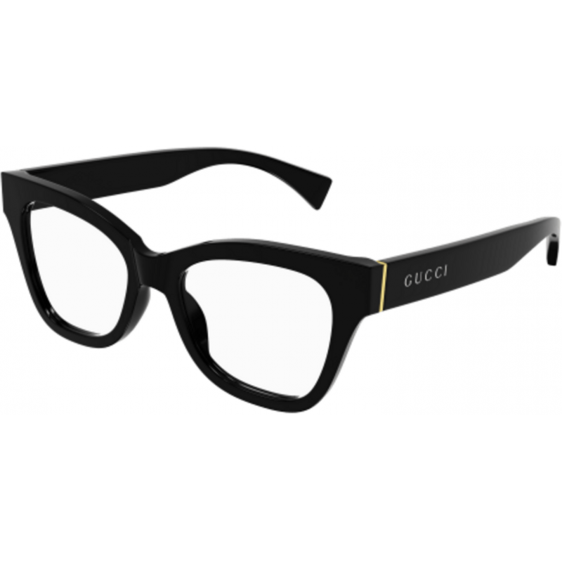 Eyeglasses Gucci GG 1133 O- 001 Black / Transparent 52mm