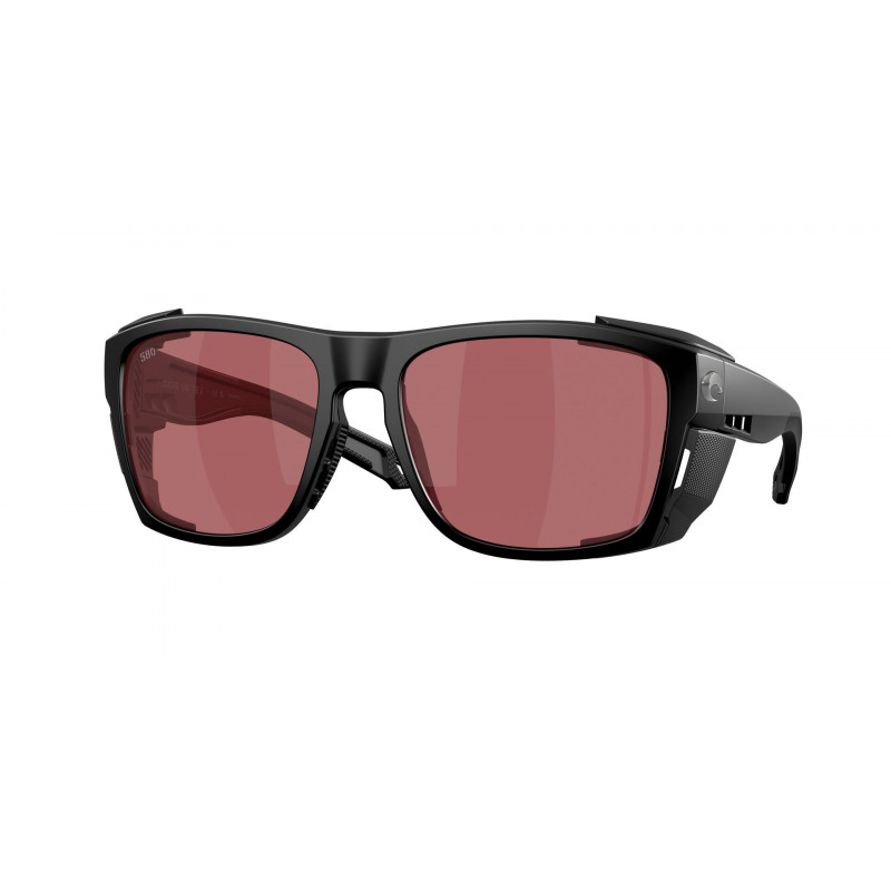 Sunglasses Costa Del Mar 6 S 9112 911208 Matte Black / Rose 580g Crystal Polarized 58mm