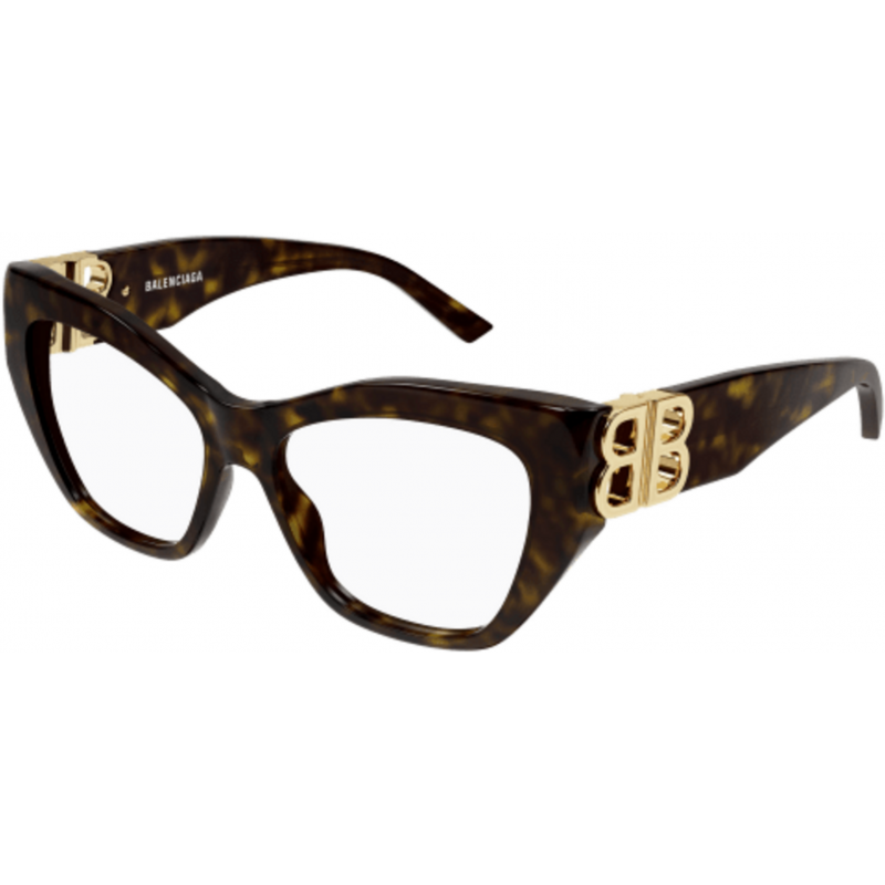 Eyeglasses Balenciaga BB 0312 O- 002 Havana / Transparent 53mm