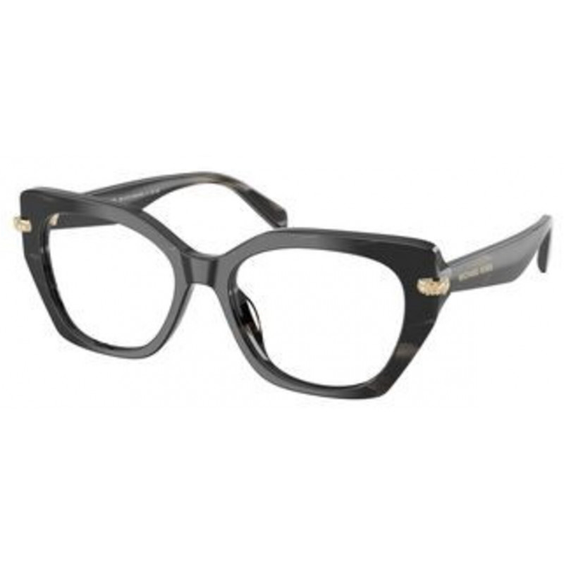 Eyeglasses Michael Kors MK 4167 U 4034 Black Horn / Plano 53mm
