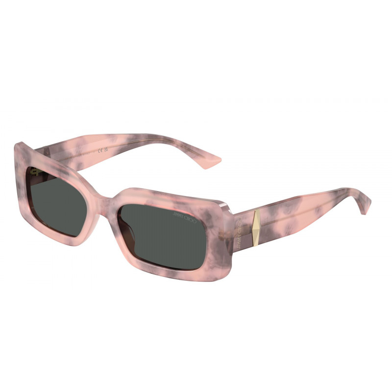 Sunglasses Jimmy Choo JC 5067 509887 Rose Havana / Dark Grey Polyamide Standard 53mm