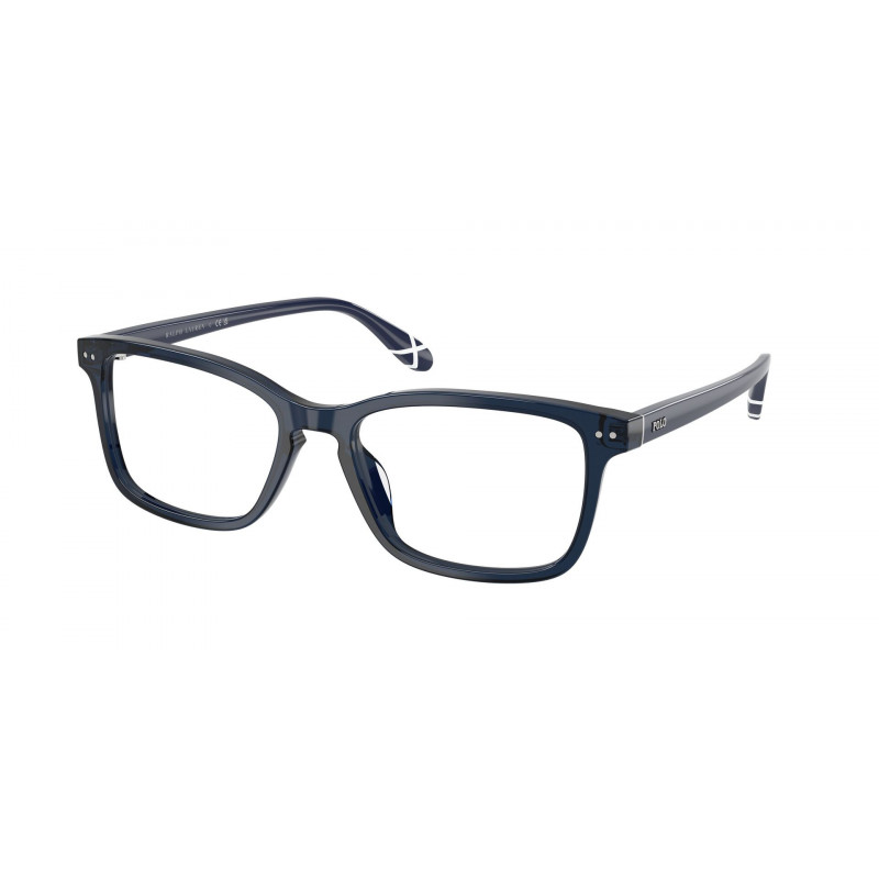 Eyeglasses Polo PH 2316 U 5470 Shiny Transparent Blue / Demo Lens 54mm