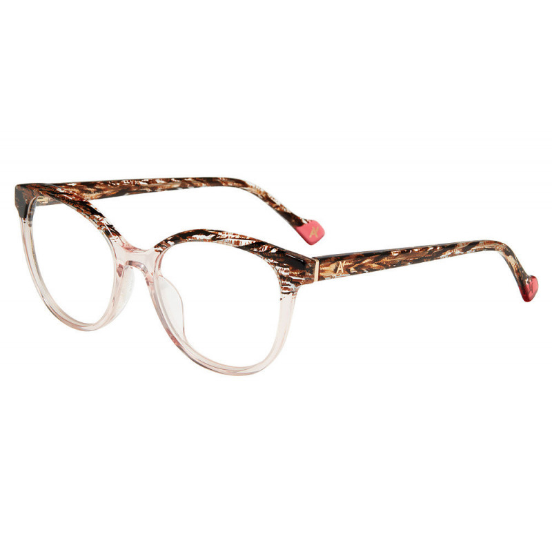 Sunglasses Yalea VYA 206 09n3 Shiny Striped Brown 52mm