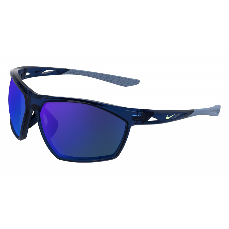 Sunglasses NIKE WINDTRACK HEAT IQ 7245 X 410 Midnight Navy / Blue Mirror 66mm