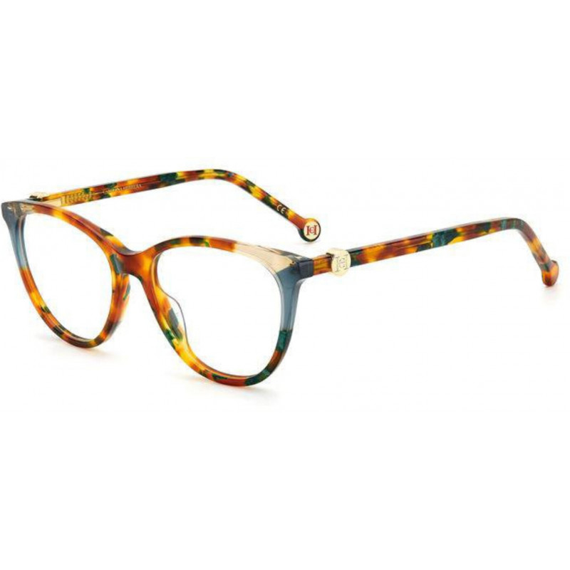 Eyeglasses Carolina Herrera CH 0054 YJE Green Havana 53mm
