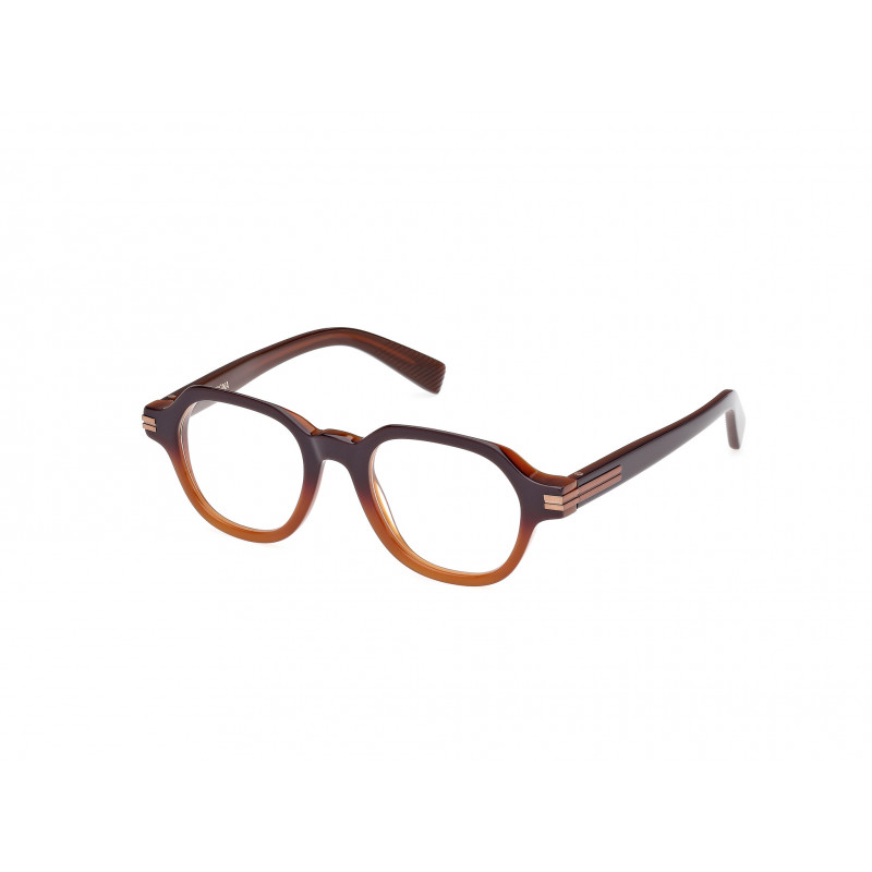 Eyeglasses Zegna EZ 5295 050 Light Brown/Gradient / Brown/Monocolor