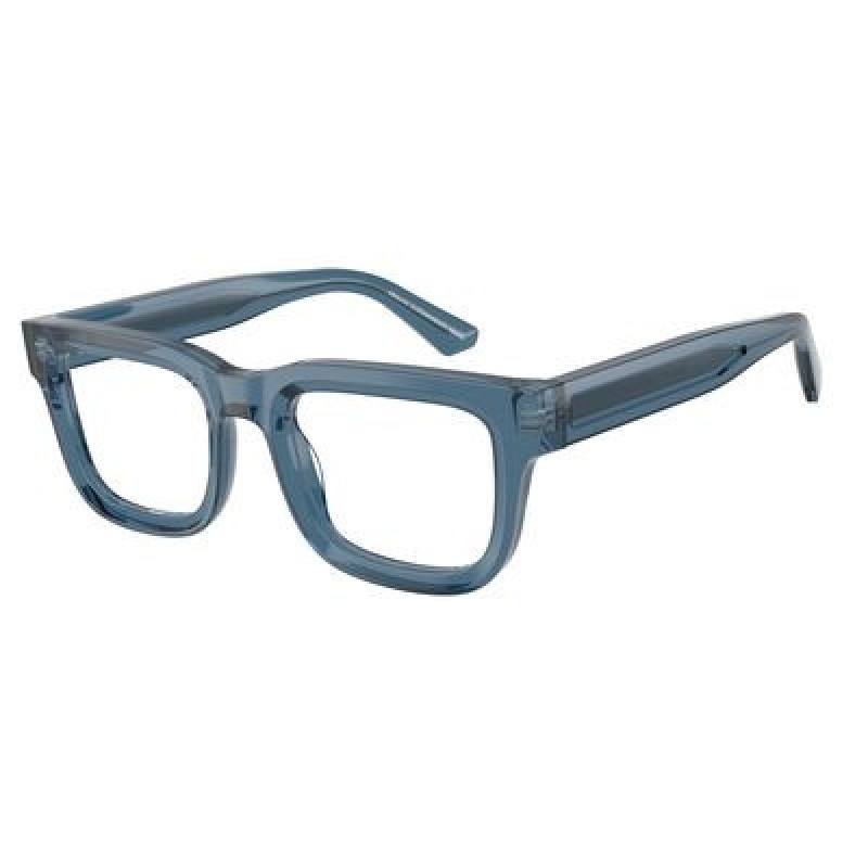 Eyeglasses Emporio Armani EA 3279 6362 Shiny Transparent Blue / Demo Lens 51mm