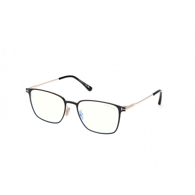 Eyeglasses Tom Ford FT 6055 -D-B Asian fit 001 Shiny Black / 56mm