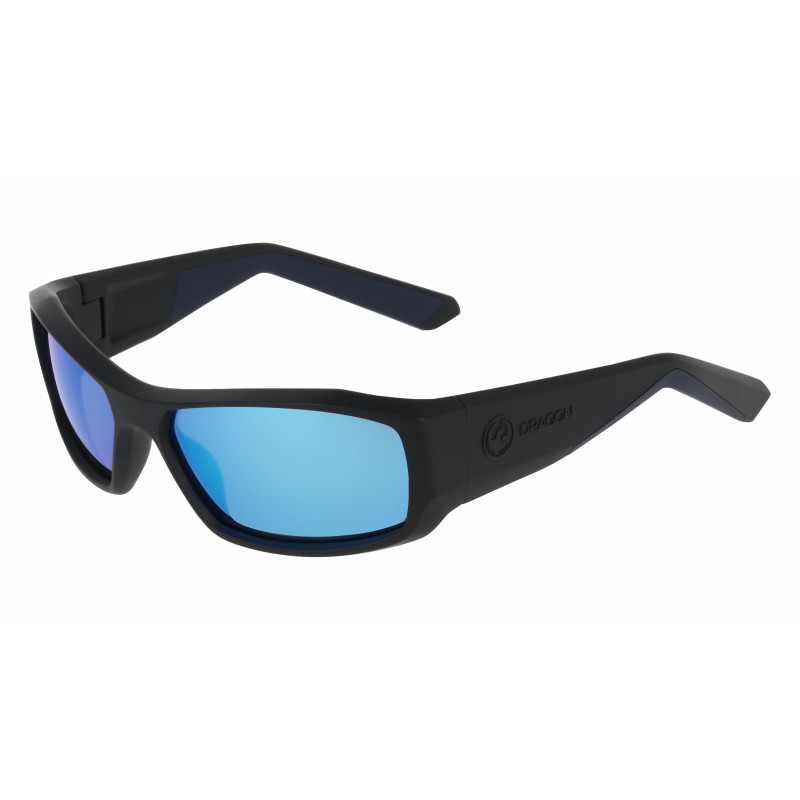 Sunglasses DRAGON DR VALE LL ION 003 Matte Black/Ll Blue 60mm