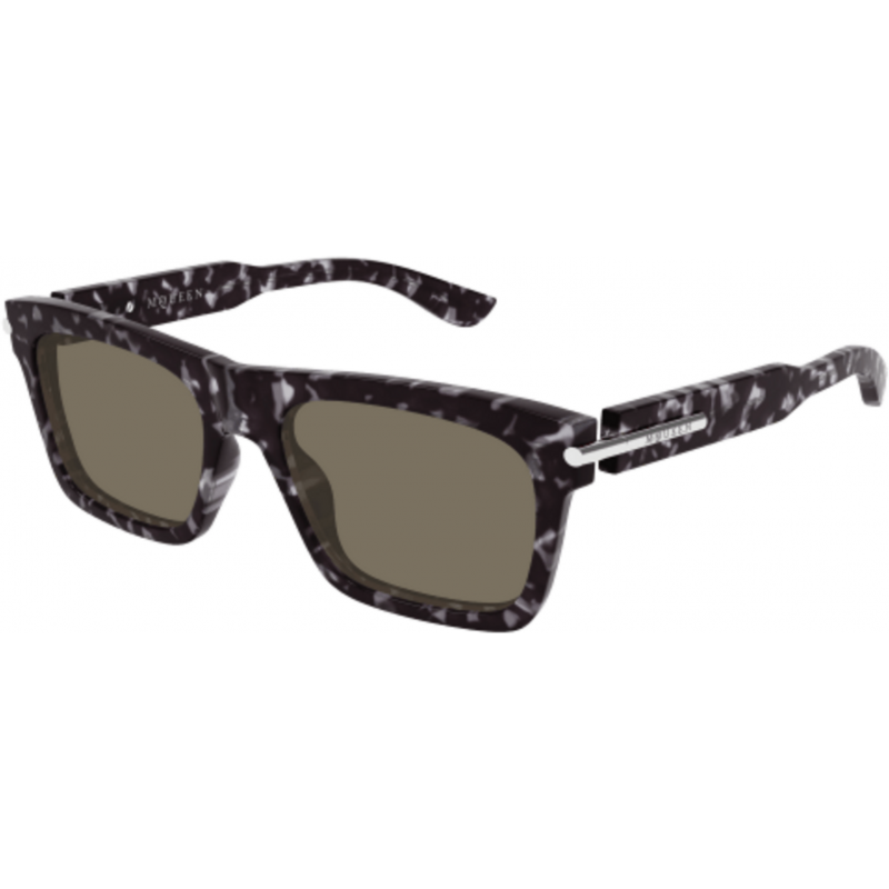 Sunglasses Alexander McQueen AM 0495 S- 002 Havana / Brown 55mm