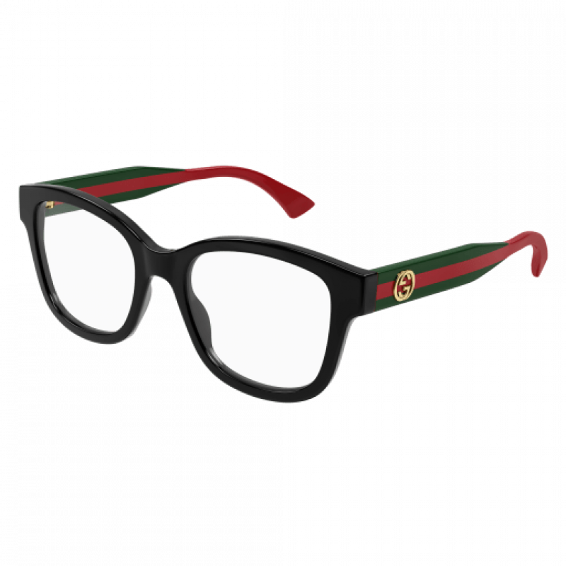 Eyeglasses Gucci GG 1863 O- 001 Black / Transparent Green 51mm