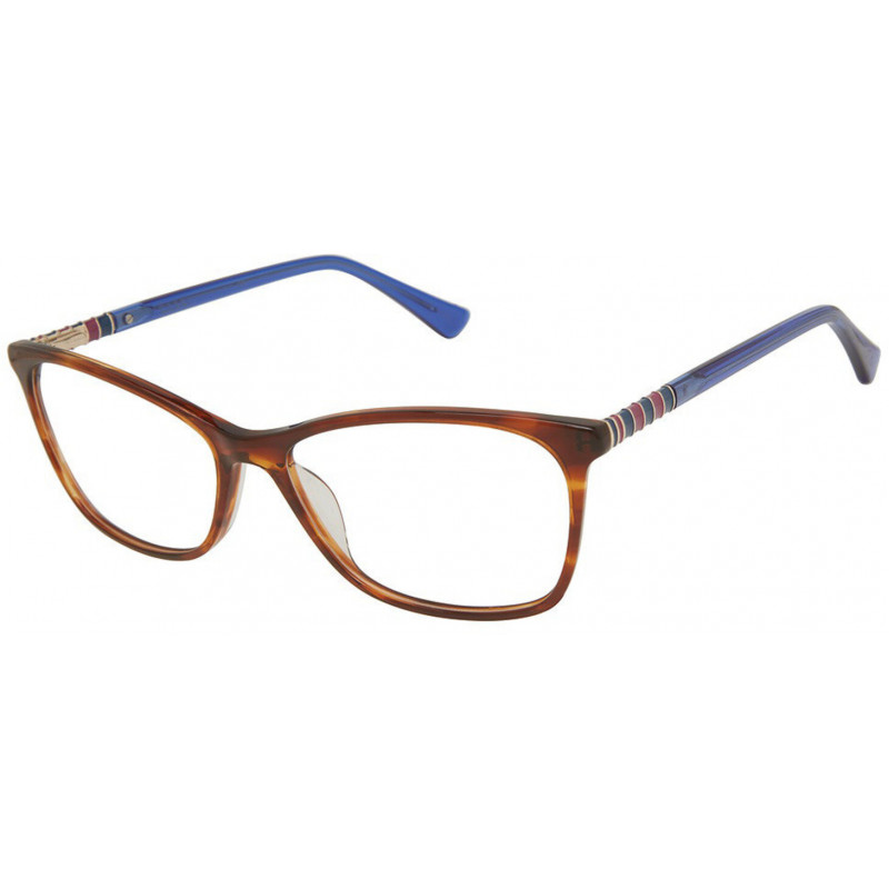 Eyeglasses Nicole Miller SAINT TROPEZ C01 Brown/Horn 58mm