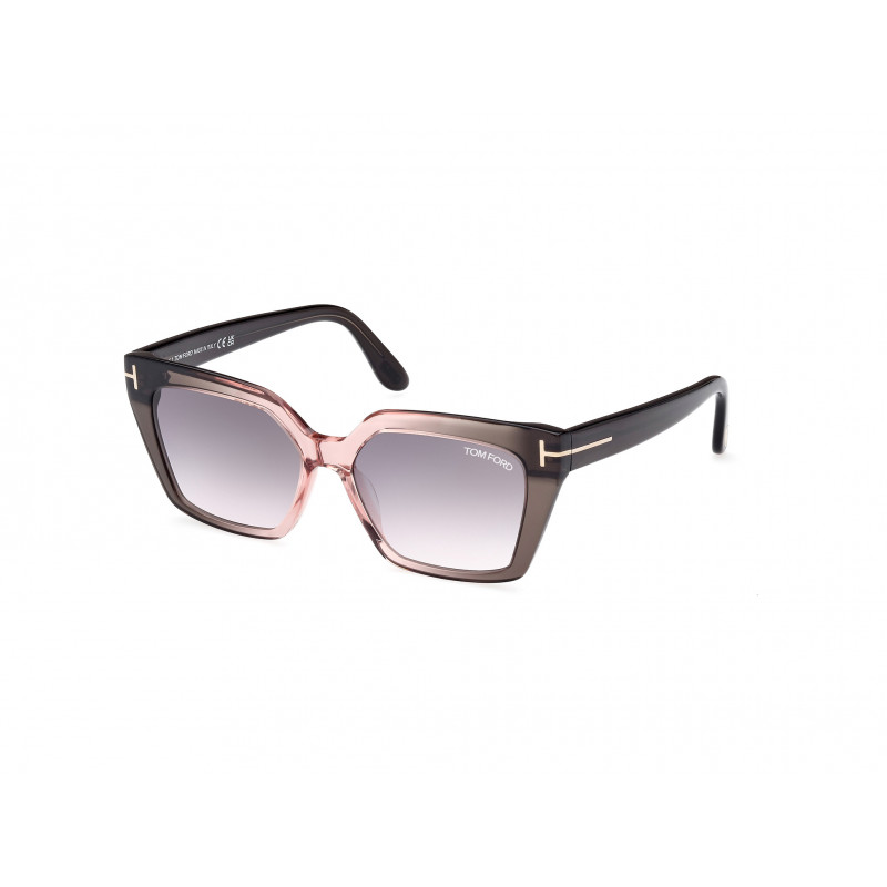 Sunglasses Tom Ford FT 1030 20G Grey/Gradient / Shiny Grey 53mm