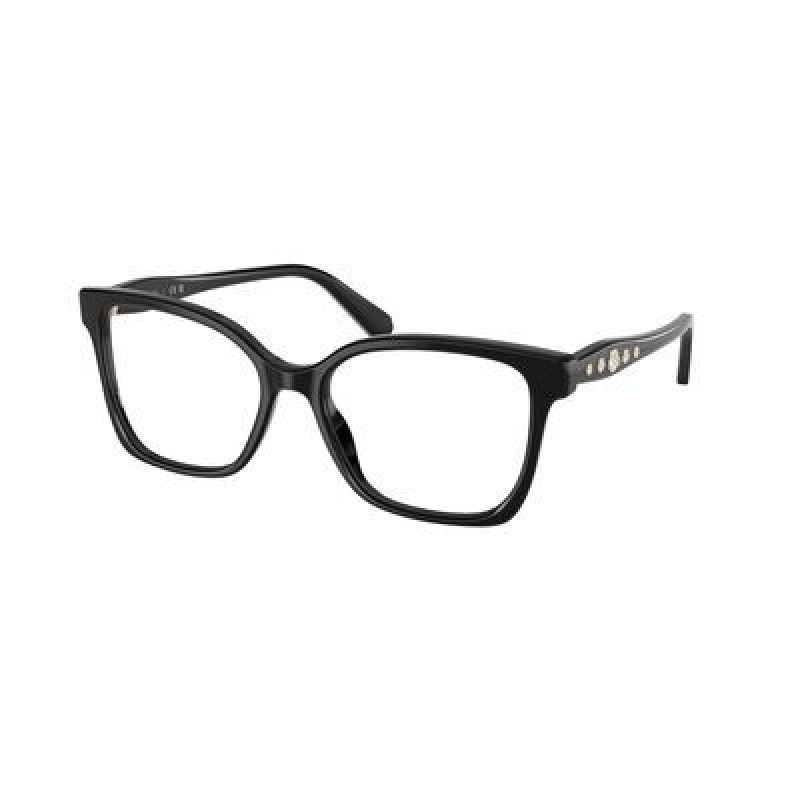 Eyeglasses Swarovski SK 2061 1001 Black Demo Lens 55mm