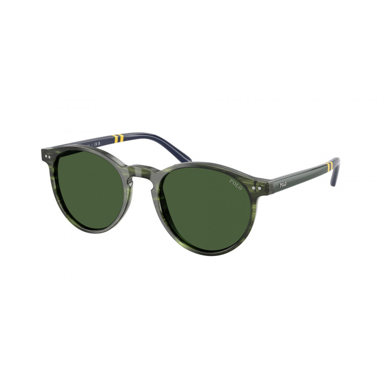 Sunglasses Polo PH 4236 631671 Shiny Striped Green Havana / Bottle Polyamide Standard 50mm