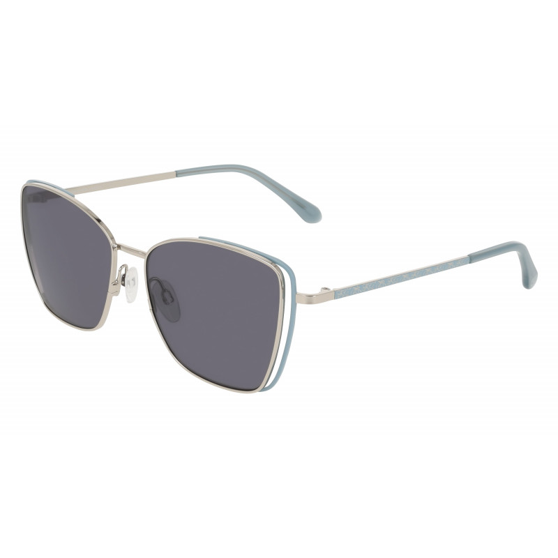 Sunglasses Draper James DJ 7077 040 Blue Silver 56mm