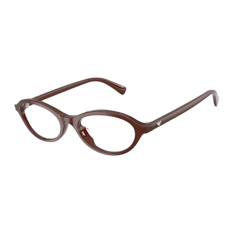 Eyeglasses Emporio Armani EA 3289 U 6454 Shiny Opal Brown / Demo Lens 50mm