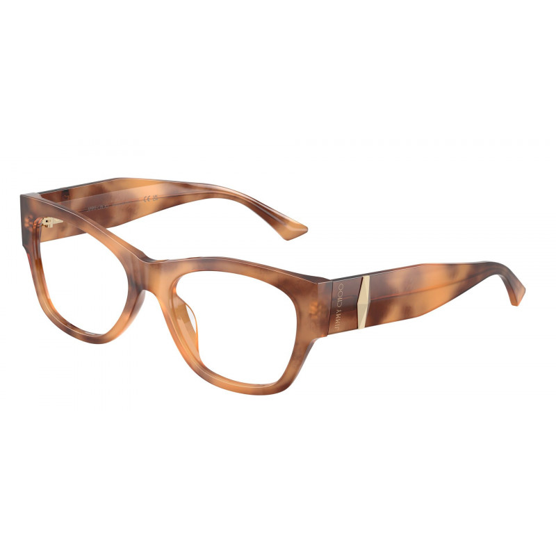 Eyeglasses Jimmy Choo JC 3063 U 5096 Tan Havana / Demo Lens 52mm