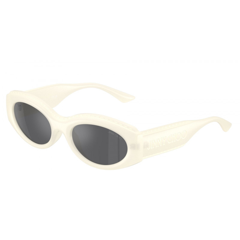 Sunglasses Jimmy Choo JC 6002 U 50956G Matte Opaline Latte / Grey Mirror Silver Polyamide Standard 54mm