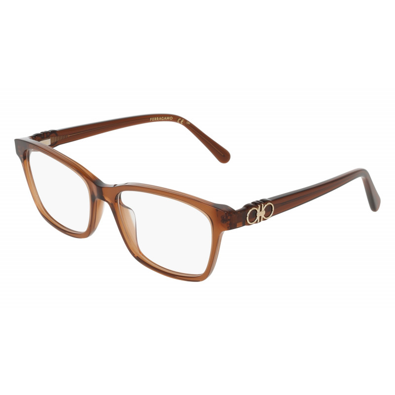 Eyeglasses FERRAGAMO SF 3071 232 Transparent Brown 56mm