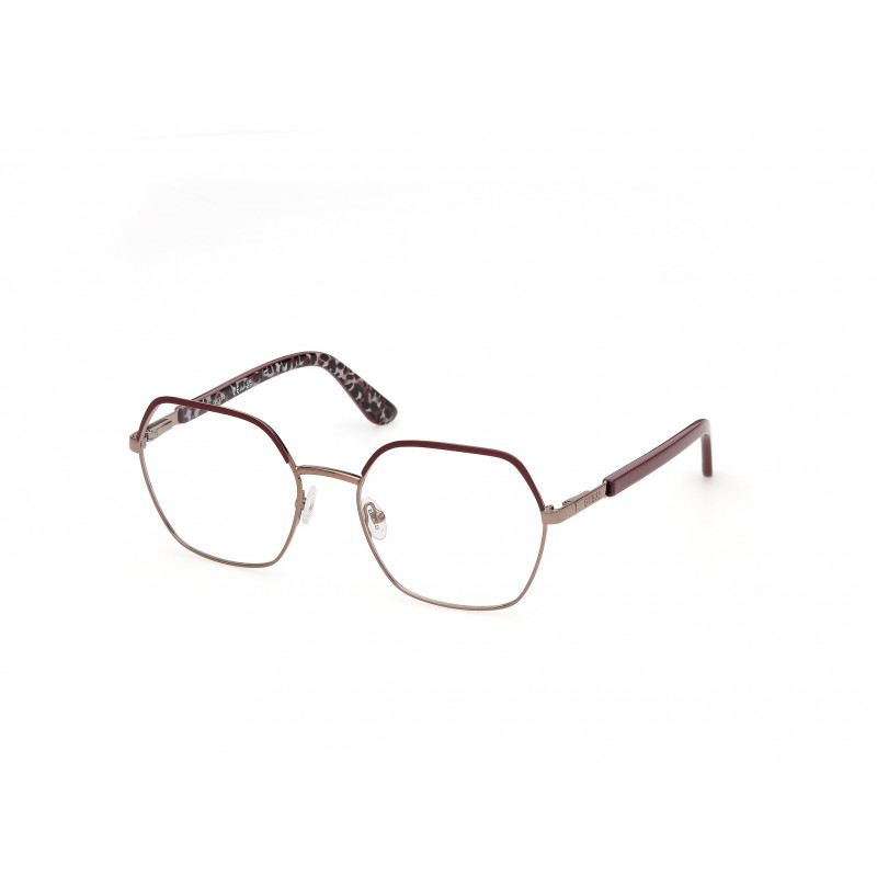 Eyeglasses Guess GU 50443 070 Matte Bordeaux / Shiny 55mm